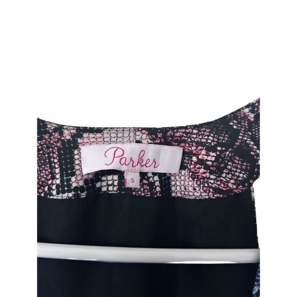 Parker Snake Print Kenna Sleeveless Wrap Front Top Multicolor Size Small - Picture 7 of 16